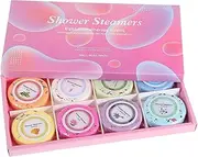 SOESFOUFU 8 Pack Relaxing Shower Tablets Essential Oils Bath Steamers for Spa Self-care Present Set for Mom Grandma Aunt Friend