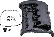 Engine Valve Cover W/Gasket Cap Kit Compatible with Mini Cooper JCW Roadster 2012 11127646555