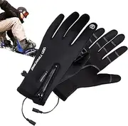 [Generic] USB Hand Warmer Gloves,Heated Gloves for Men Women - Touch Screen Heated Typing Gloves,Winter Warming Waterproof Windproof Hand Warmer Gloves for Women, Kids, Hunting, Camping