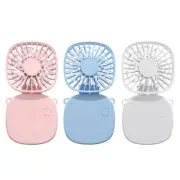 Foldable Fan Hanging Necks Fan Handheld Fan 3 Speed USB Rechargeable Fan