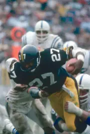 Greg Hawthorne of the Pittsburgh Steelers 1980's NFL Photo 3