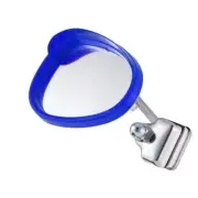 VESPA PX VBB SUPER RALLY SPRINT LEFT BLUE AND WHITE CLAMP ON LEGSHIELD MIRROR