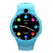 4G Kids Smart Watch with Camera GPS WIFI Location Child smartwatch SOS Anti-Lost Monitor Tracker baby WristWatch Blue