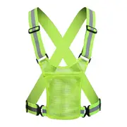 Safety Vest for Running, Reflective Vest for Walking, Running Phone Holder Vest, Reflective Vest for Transportation Work, Safety Running Gear