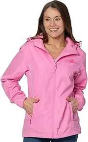 [GreaterGood] Magical Water-Activated Paw Print Rain Jacket Lightweight Breathable & Water-Repellent Shell with Hidden Design