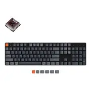 Keychron K5 SE Low-Profile Bluetooth Hot-Swappable RGB Backlit Mechanical Keyboard Optical Brown Switch Mac... [KBKCK5SEE3BROWN]
