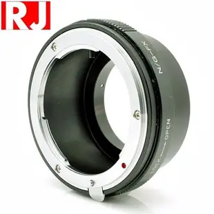 RJ Nikon尼康F鏡頭轉接至Fujifilm X即FX卡口相機的鏡頭轉接環,特別適合G鏡