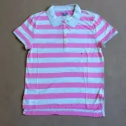 AEO Aerie Women's Striped Tennis Polo Shirt