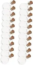 20pcs Mini Wishing Bottle for Juice Decorative Wish Bottles Miniature with Clear Wedding Decor Decoration Small Wishing Bottles Mini Message Jar Craft Wish Bottle Cork
