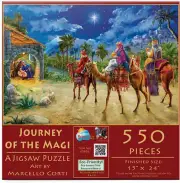 SUNSOUT INC - Journey of the Magi - 550 Pc Jigsaw Puzzle by Artist: Marcello Cor