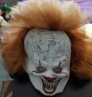 Pennywise The Clown "IT" Full Head Costume Latex Mask Cosplay Adult One Size
