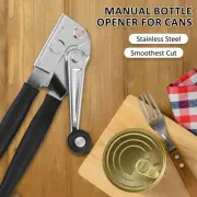 2X Commercial Easy Crank Can Opener (Folding Crank Handle) Manual Bottle Opene⇝