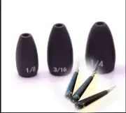 Tungsten Drop Shot and Never Chip Flipping Weights Combo Pack 30 Weights