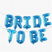 "Blushing Bride Balloon Banner Kit - 16" Mylar Letters & Supplies for Bacheloret