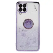 KADEM For Samsung Galaxy M53 5G TPU Case Gradient Glitter Rhinestone Decor Pattern Phone Cover