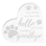 Acrylic Pet Memorial Gift Romantic Sympathy Condolence Gift Office