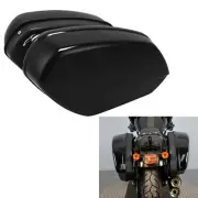 Vivid Black Hard Saddle Bags Luggage Fit For Harley Fat Boy Breakout 2018-23 19