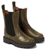 [PePe] PèPè Leather Chelsea boots UK 13 green