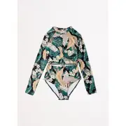 Seafolly Saint Lucia Twist Front Girls Paddlesuit NWT SIZE 16