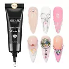 Rhinestone Glue Gel, Nail Glue Gel for Rhinestone Super Strong Bling Gel for Nai