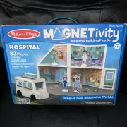 Melissa & Doug Magnetivity Magnetic Tiles Building Play Set Hospital NIB