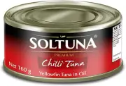 Soltuna Premium Yellowfin Chilli Tuna 160G X 24 (Carton of 24 Cans)