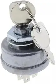 OE: 725-0267 725-0267A 925-0267A Lawn Mower Ignition Starter 5 Spade Terminal Engine Starter Switch Switch with Key for Husqvarna