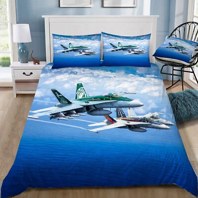 RAAF FA-18`s in Flight 2, Doona / Duvet Cover and 2 Pillow Slips