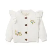 Aster and Oak Pointelle Knit Cardigan