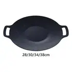 Korean BBQ Pan Cooking Pan Portable Griddle Pan for Family Outdoor Kitchen