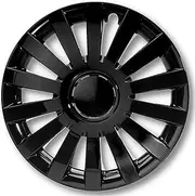 Albrecht 49266 Wind Gloss Black Plus 16" Wheel Cover, (Set of 4)