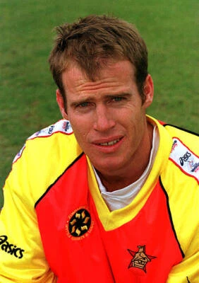 Neil Johnson Zimbabwe Cricketer Old Player Cricket Photo