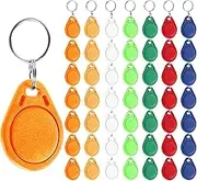 50Pcs UID 13.56MHz Block 0 Sector Writable IC Card Clone Changeable Smart Keyfobs Key Tags 1K S50 RFID Access Control