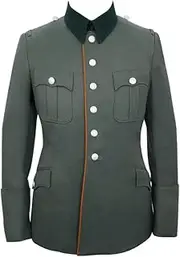 [militaryharbor] WW2 WWII German Heer M28 Officer Field Police Gabardine Piped Service Tunic Jacket I
