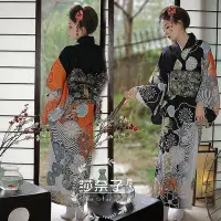 在飛比找Yahoo!奇摩拍賣優惠-【熱賣精選】日式和服 和服配件 和服女款正裝傳統日本黑色少女