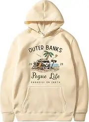 [UGTQEYD] Outer Banks Pogue Life Hoodie Unisex Sweatshirt Pullover Hip Hop Hoodie Couples Casual With Pocket Sweatshirt