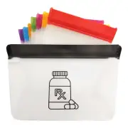 8 Day Pill Pouch Organizer – AM PM Medicine Organizer & Travel Pill Case Set,...
