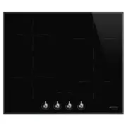 Smeg 60cm 4-Zone Induction Cooktop - Black