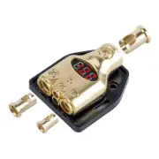 PREMIUM DIGITAL VOLTAGE METER & DISTRIBUTION BLOCK 0/2/4/8 GAUGE IN / OUT