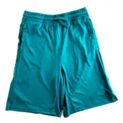 RUSSELL RS Dri-Power 360 Stretch Core Shorts Aqua Hayes Boy's Size XXL (18)