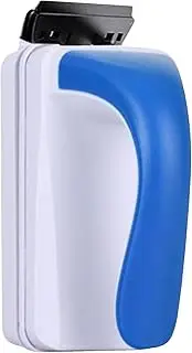 Magnetic Aquarium Cleaner, Floating Glass Scrubber, Algae Removal Tool, Strong Magnetic Grip, Scratch-Away Cleaning Brush, Medium Size, PP Material, 4.92x1.57x2.17 Inches