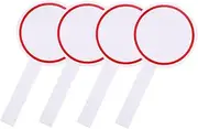 UTHCLO Handheld Writing Boards 4 Pack Erasable Scoreboard Paddles Whiteboard for Voting and Mini Whiteboards