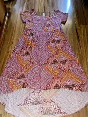 BNWT Autograph Pretty Short Sleeved Maxi Dress with Elastic Smocking Size 26