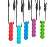 Sensory Chew Necklace Silicone Chewellery 5 pack