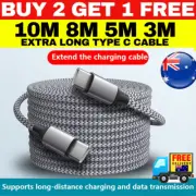 Fast 10m 8m 5M 3M Long Type C to Type c Cable male to male Charging USB C Data