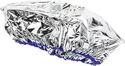 LOORGVEL 1Pc Tinfoil Hair Cap Heating Hat for Home Use Self Heating Silver Scalp Protection Cap for Hair Treatment Dyeing and Conditioning Elastic Fit Design