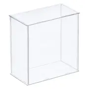 Acrylic Display Case Plastic Box Cube Storage Box Transparent 21x11x20.5cm