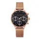 Paul Hewitt | Everpulse Line 黑面時尚玫瑰金米蘭帶計時腕錶 (PH002812)