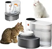 SAILESI Smart Pet Water Fountain, 3L/101oz Capacity Cordless Cat Water Fountain, Rechargeable Automatic Pet Water Dispenser, No Filter Needed, Wastewater Separation Always Fresh Water for Cats, Dogs