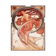 Dance Painting By Alphonse Mucha